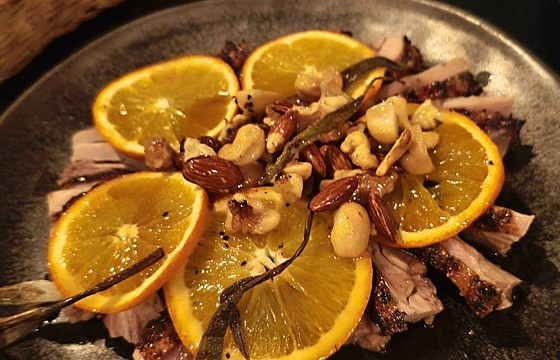 素材の力を活かした一皿